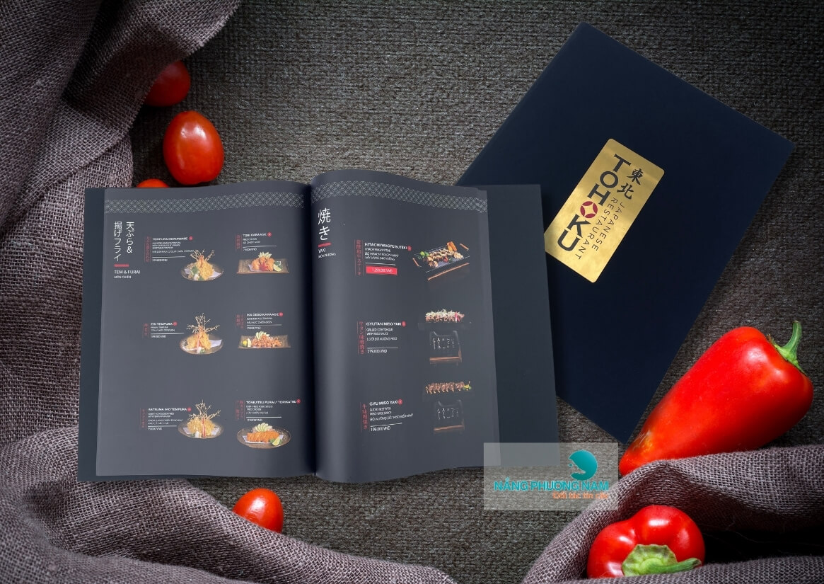 menu-quan-an-tohoku Mẫu in menu nhà hàng quán ăn - Menu nhà hàng Tohoku