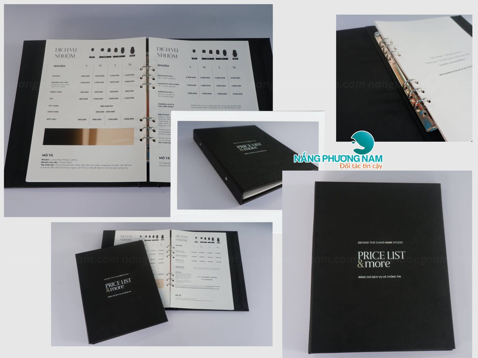 mau-menu-salon-lam-dep Quyển menu bìa da kích thước a4