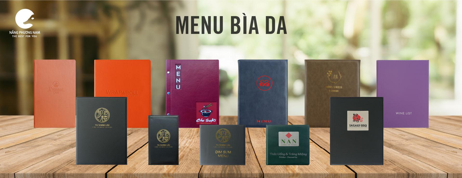làm menu nhà hàng Nắng PHương Nam làm menu nhà hàng Nắng PHương Nam