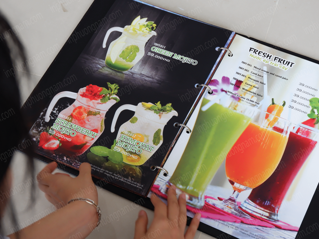 mẫu menu nước ngon mẫu menu nước ngon