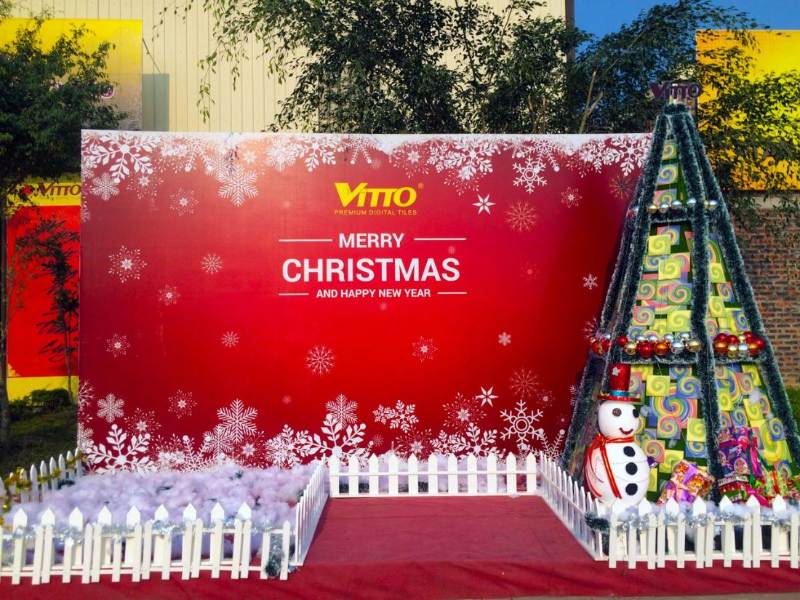 backdrop-trang-tri-giang-sinh Backdrop ngoài trời nhân dịp Giáng Sinh