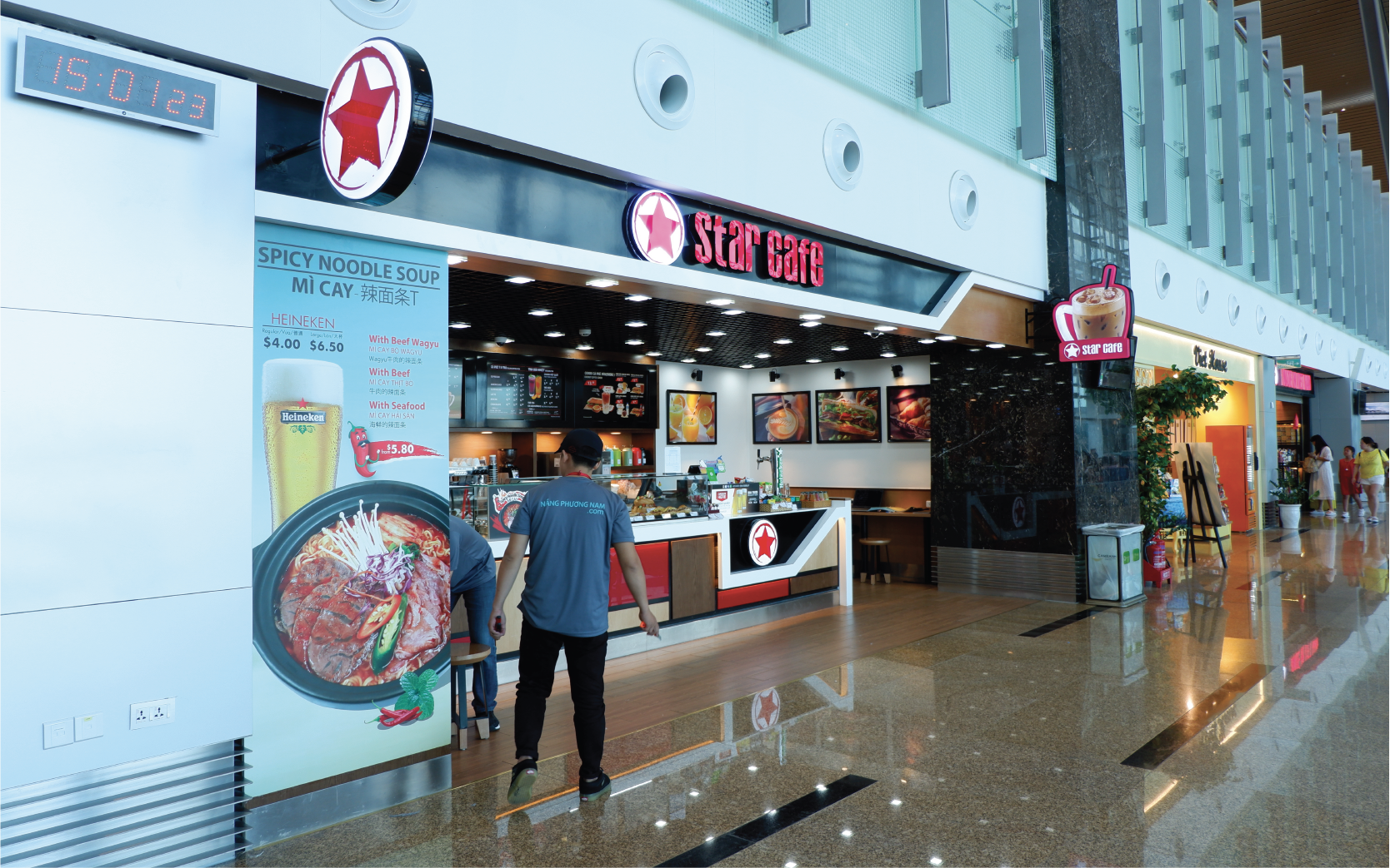 bảng hiệu hộp đèn tròn quán cafe bảng hiệu hộp đèn tròn quán cafe