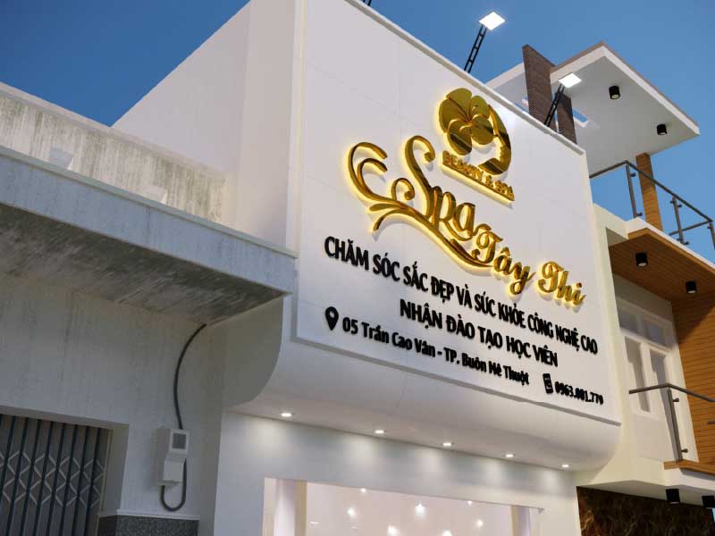bang-hieu-spa-an-tuong Bảng hiệu spa bằng inox