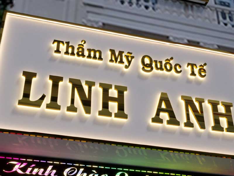 bang-hieu-spa-linh-anh bảng hiệu spa thẩm mỹ viện