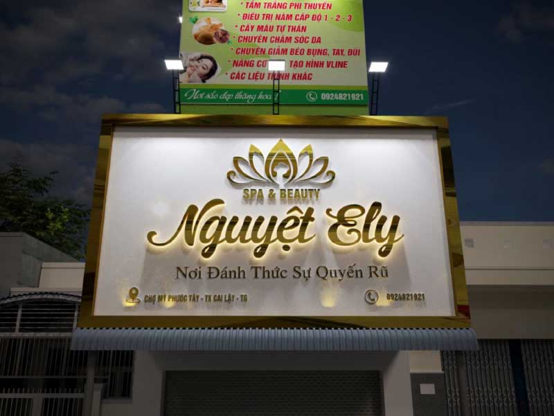 bang-hieu-spa-noi-bat Bảng hiệu spa inox nổi bật