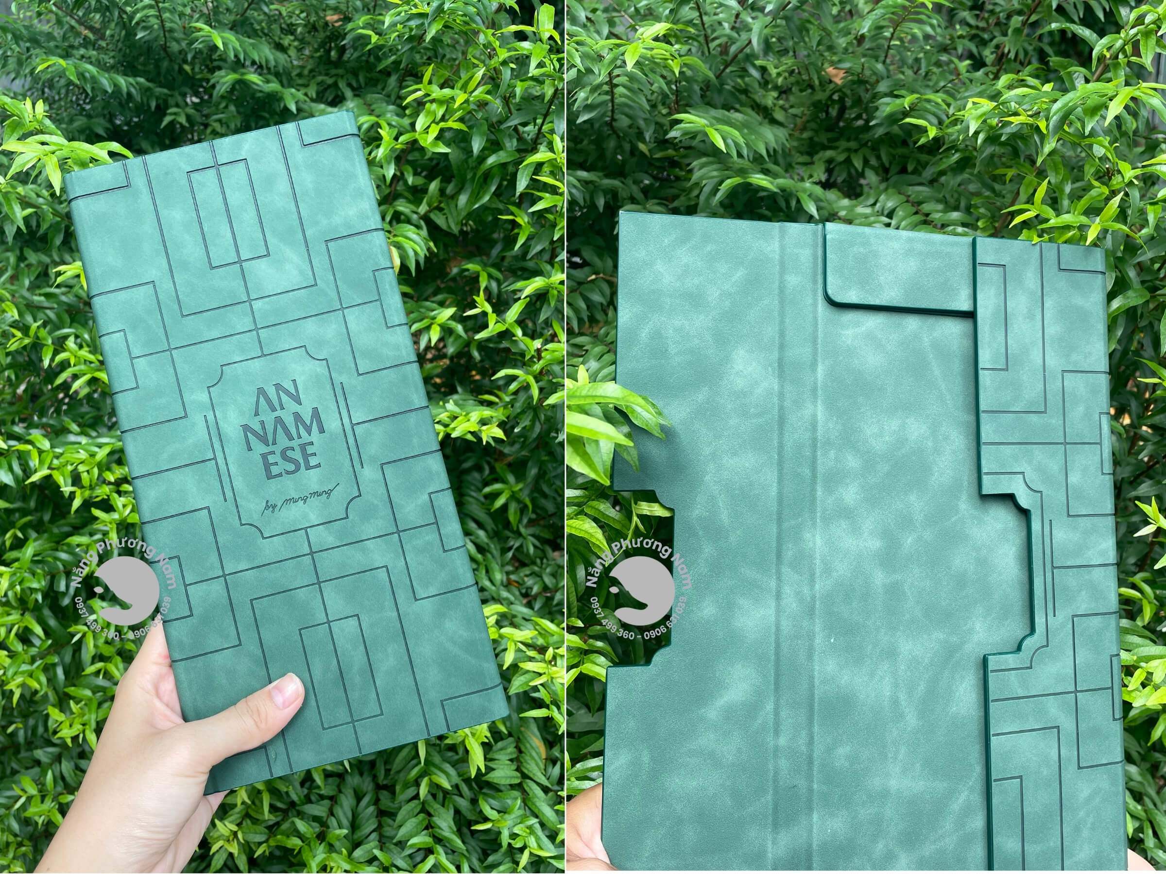 bia-da-kep-menu bìa menu bằng da
