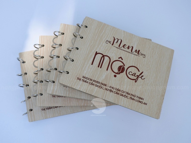 bia-menu-go Menu bìa gỗ cho các quán cafe, quán nước