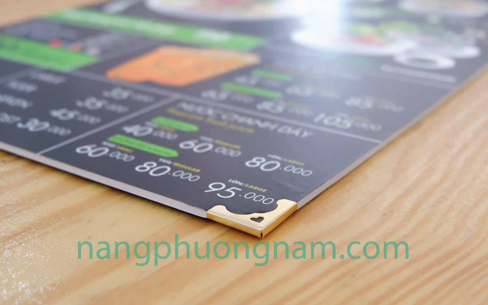 cách trang trí menu - bo goc cách trang trí menu - bo goc