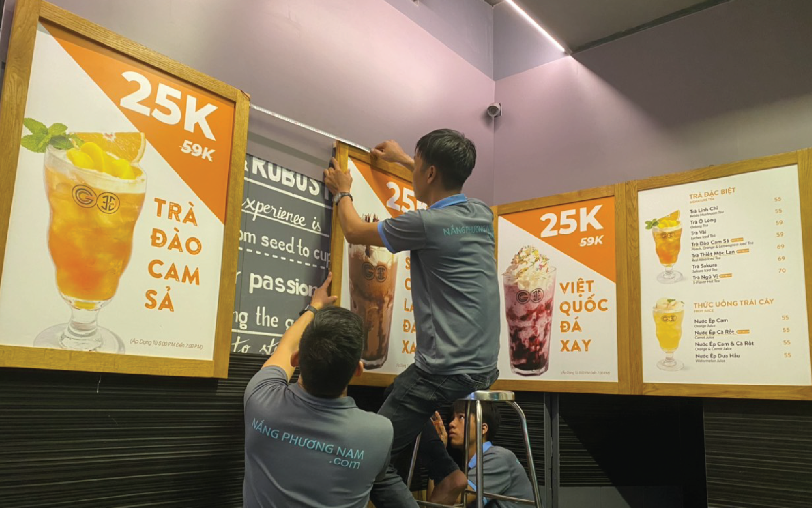 cách trang trí menu - lắp menu khung tranh cách trang trí menu - lắp menu khung tranh