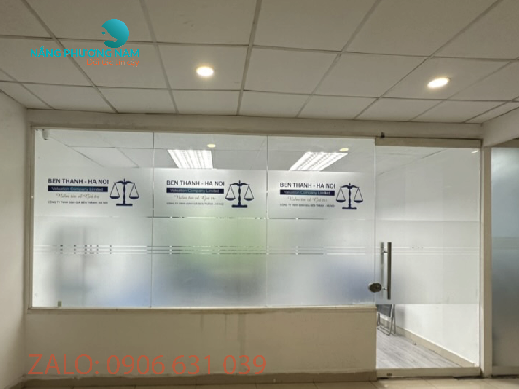 Dan Decal Kinh mo cho cong ty Ben Thanh - Ha Noi