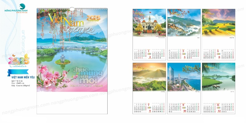 dia-chi-in-an-lich-tet-2025 In lịch tết 2025 với chủ đề "Việt Nam Mến Yêu"