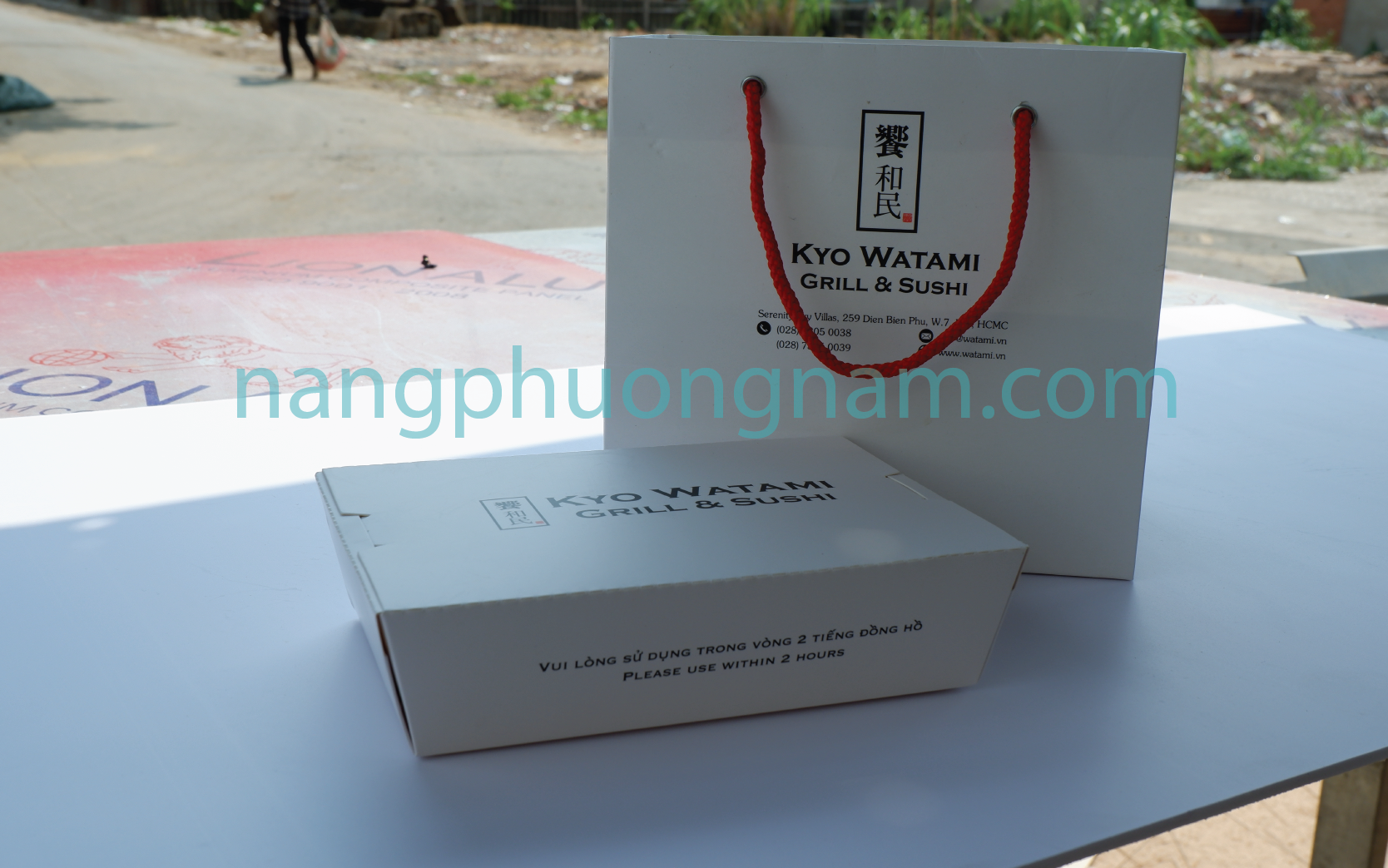 hộ giấy đựng thức ăn - ảnh 1 hộ giấy đựng thức ăn - ảnh 1