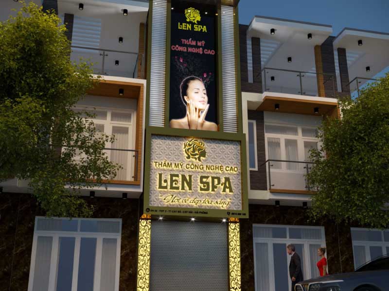 in-an-bang-hieu-dep Bảng hiệu spa bằng inox