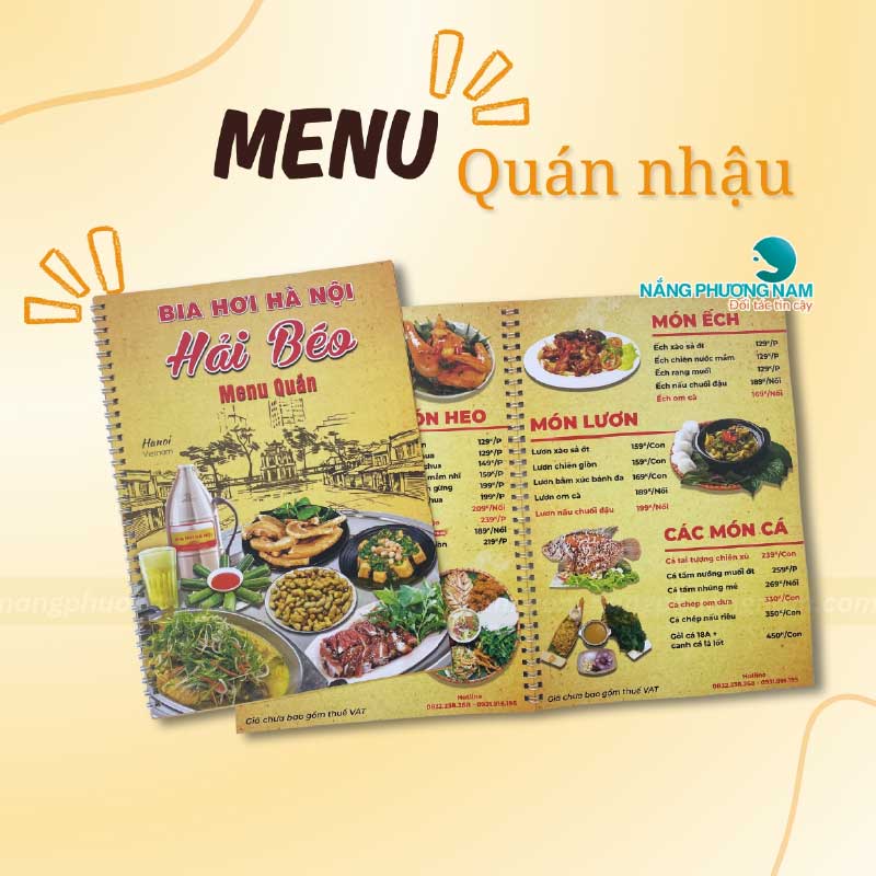 thiet-ke-menu-quan-nhau Thiết kế menu quán nhậu
