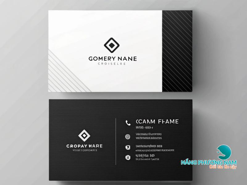 mau-namecard-trang-den-noi-bat mẫu namecard trắng đen nổi bật