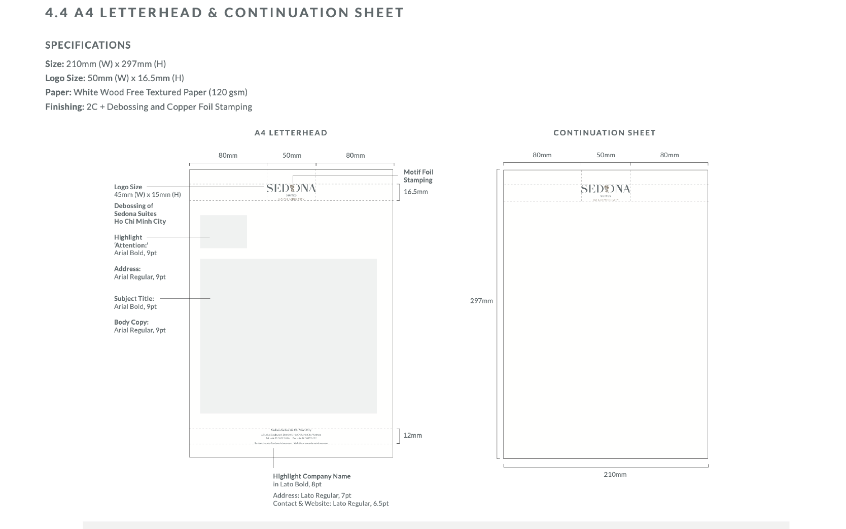 in letter head su tinh tế in letter head su tinh tế