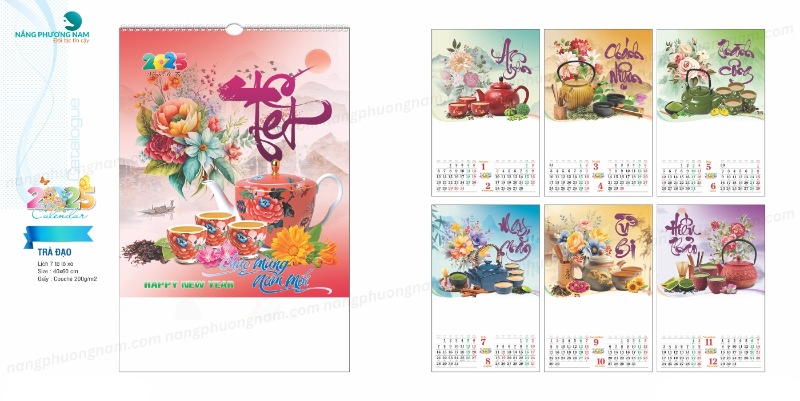 in-lich-tet-gia-re thiết kế lịch treo tường