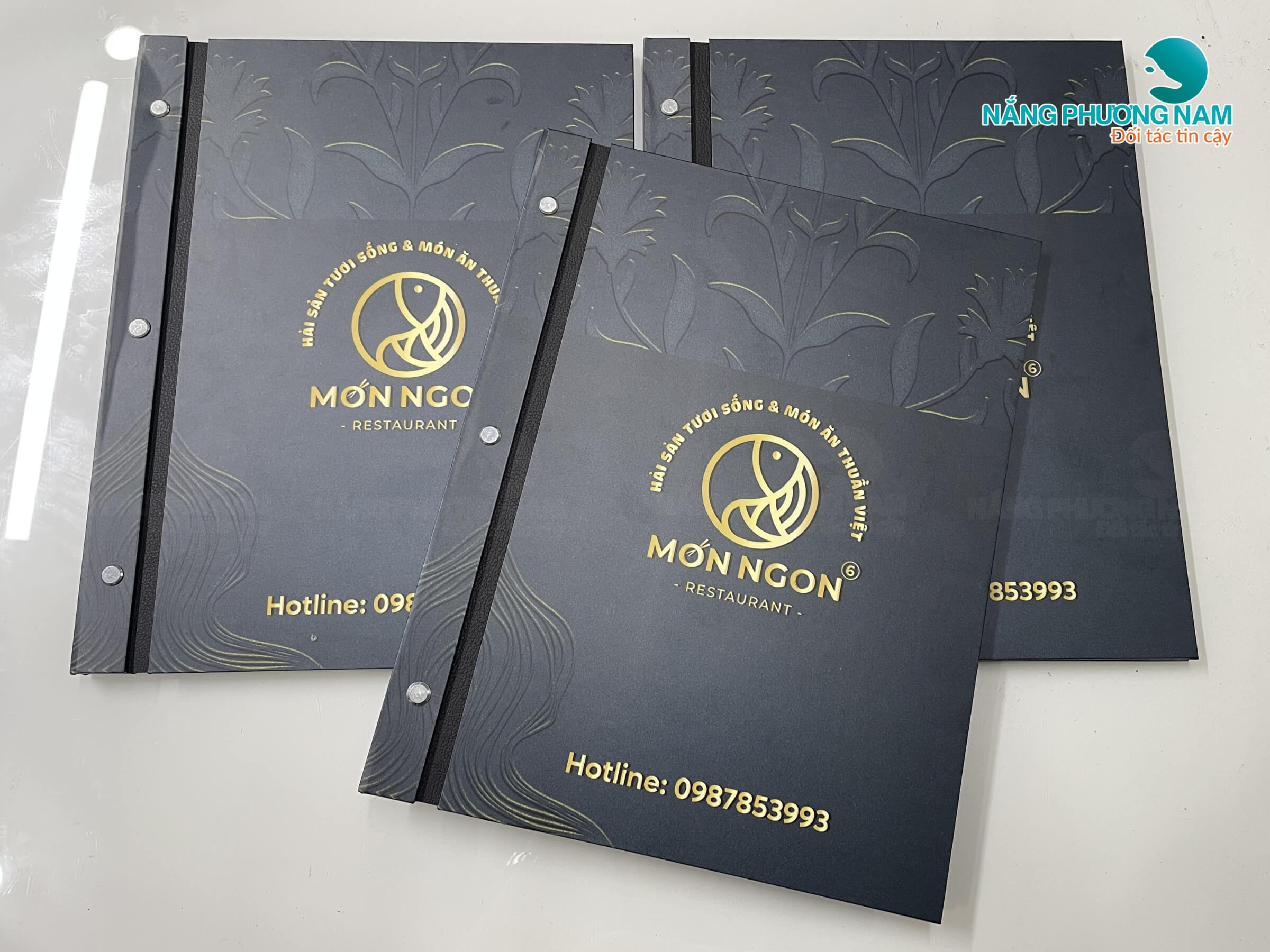 in-menu-bia-cung-da-pu In menu bìa cứng bền, đẹp cho nhà hàng quán ăn