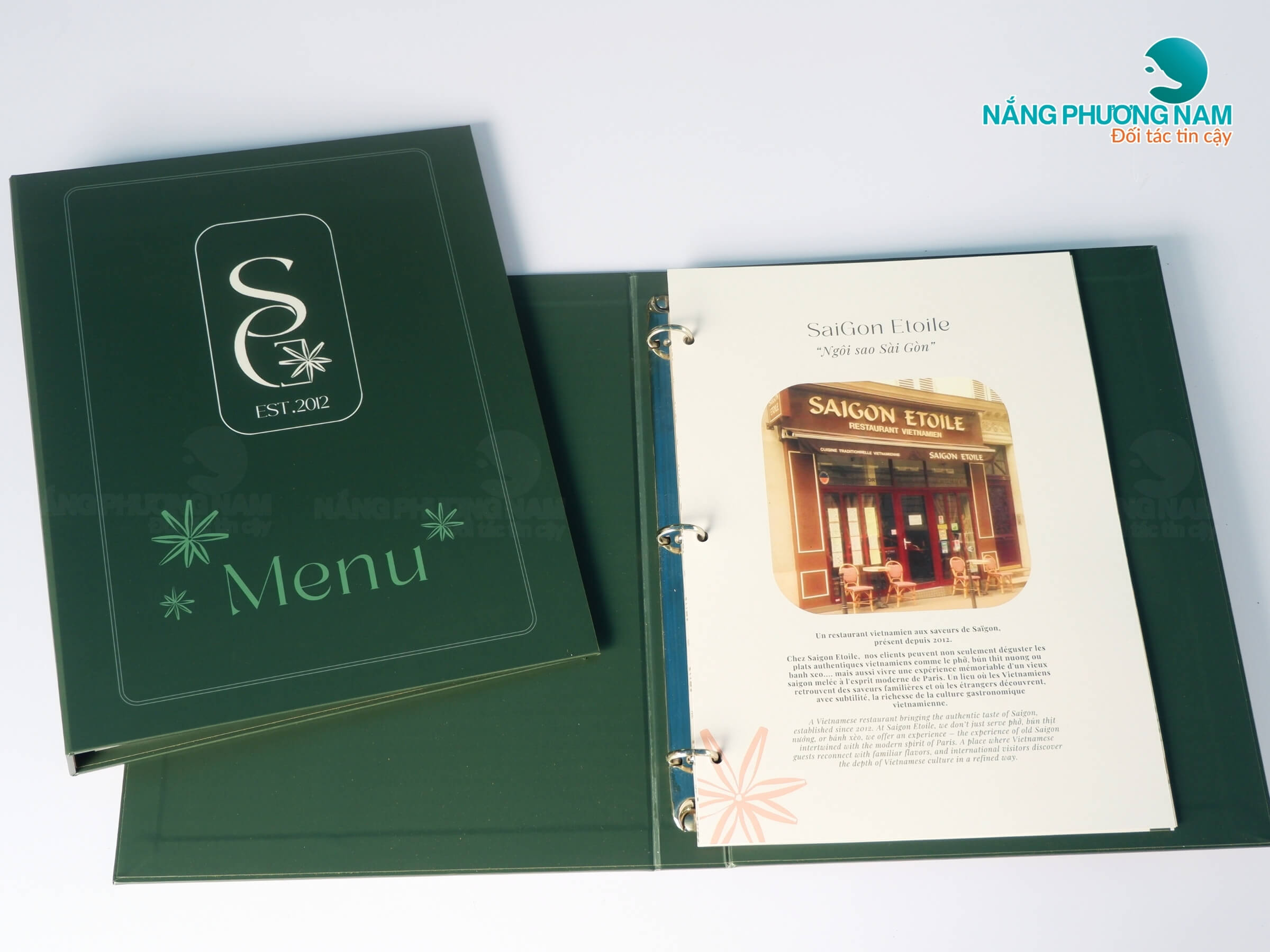 in-menu-bia-cung-nha-hang In menu bìa cứng gáy còng