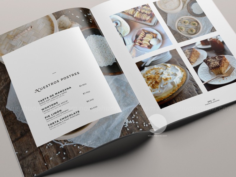 in-menu-bia-cung Chất liệu giấy in menu cao cấp, bền