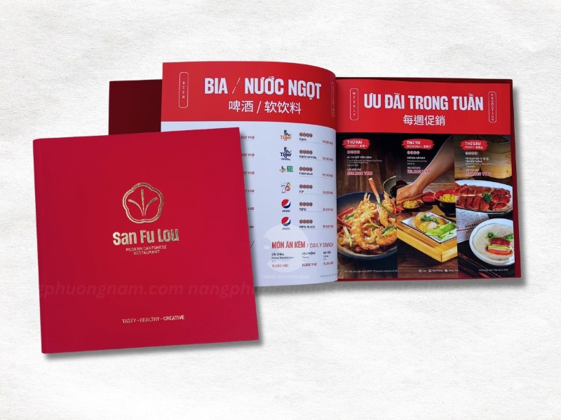 in-menu-bia-da Mẫu menu bìa da logo ép kim