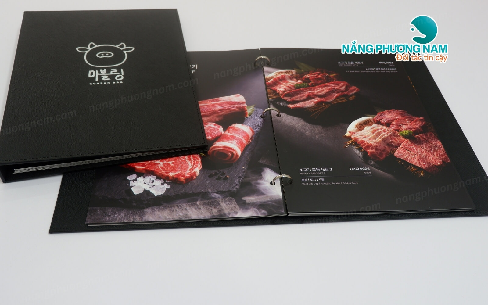 in-menu-nha-hang-han Menu nhà hàng Hàn Quốc đẹp, tùy biến linh hoạt