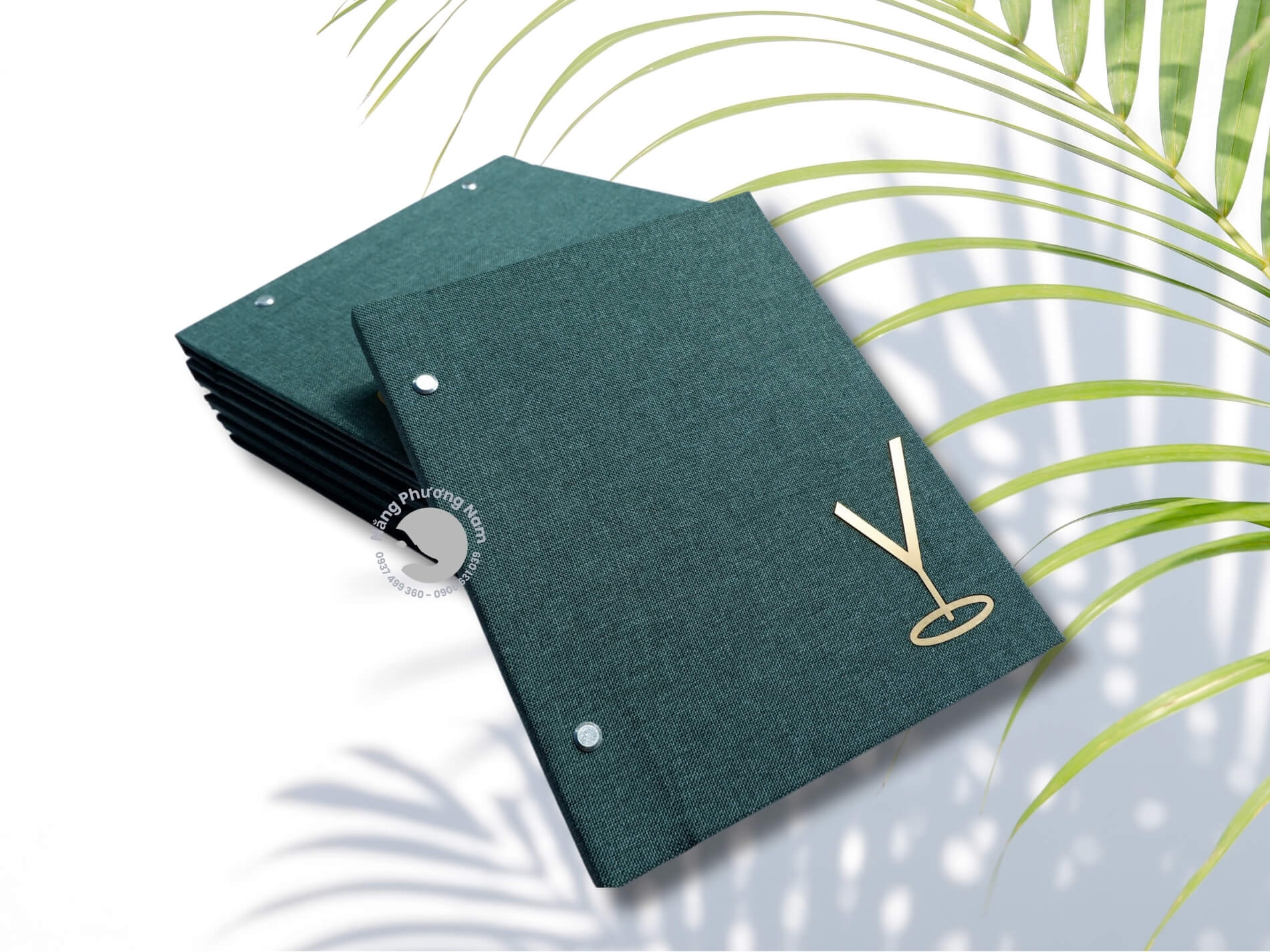 lam-menu-bang-bia-vai-linen làm menu bằng bìa vải linen