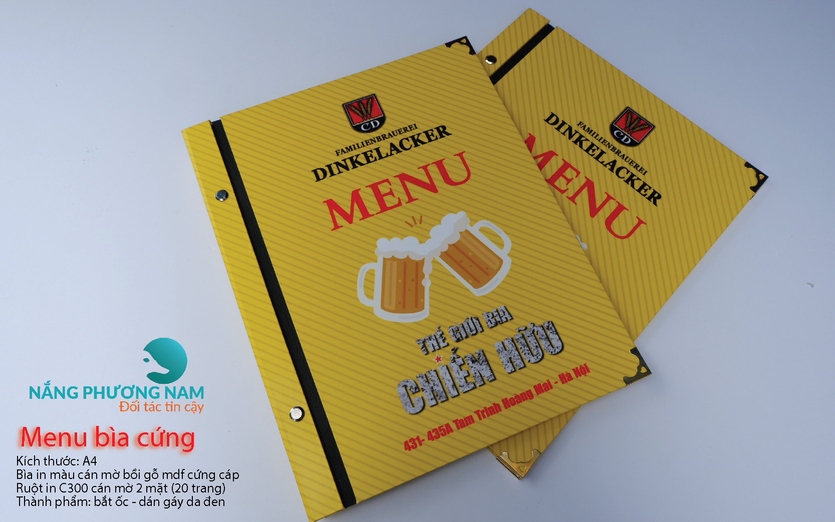 làm menu giá rẻ - menu bìa cứng A4 làm menu giá rẻ - menu bìa cứng A4