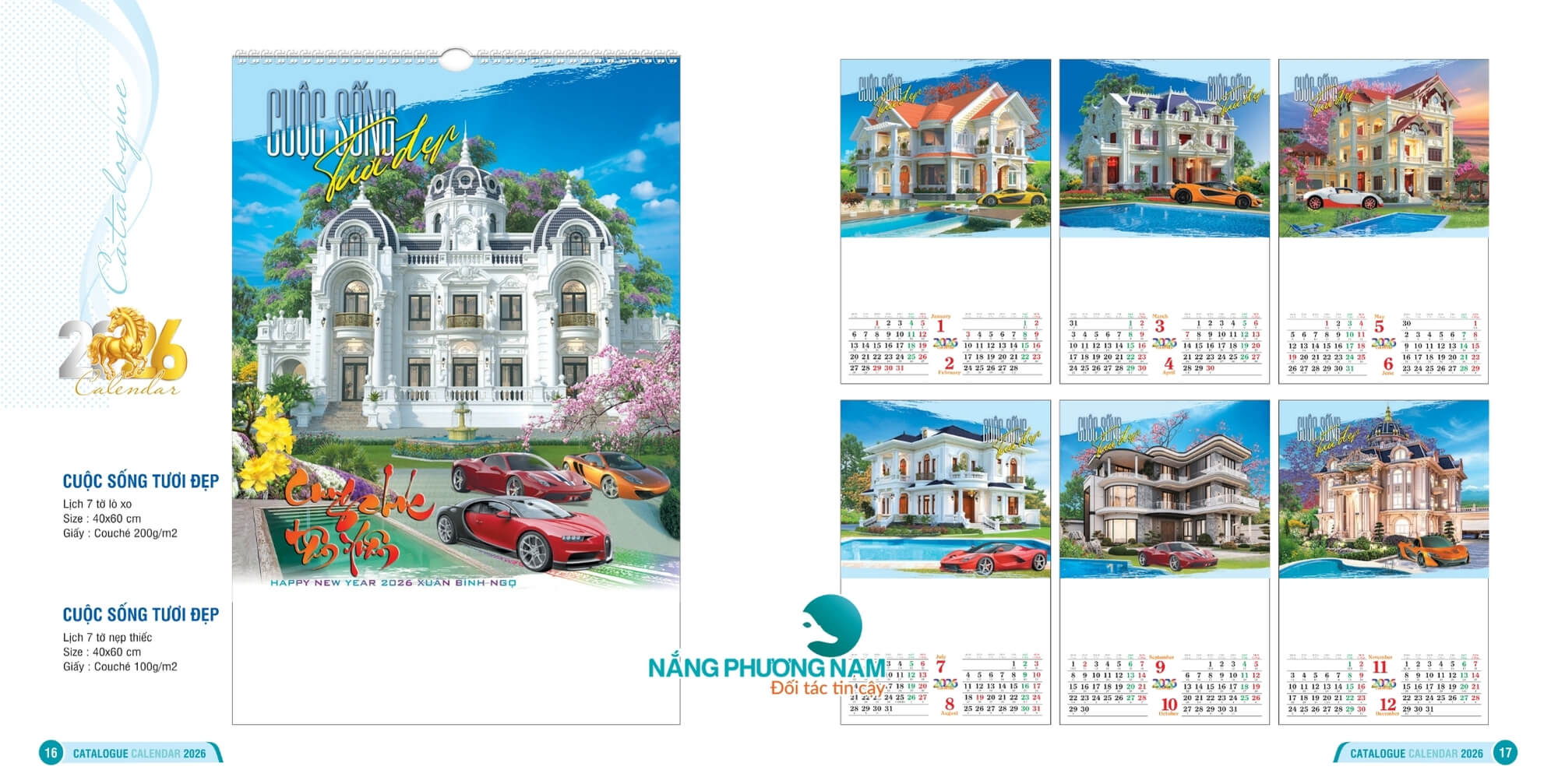 lich-treo-tuong lịch treo tường ấn tượng