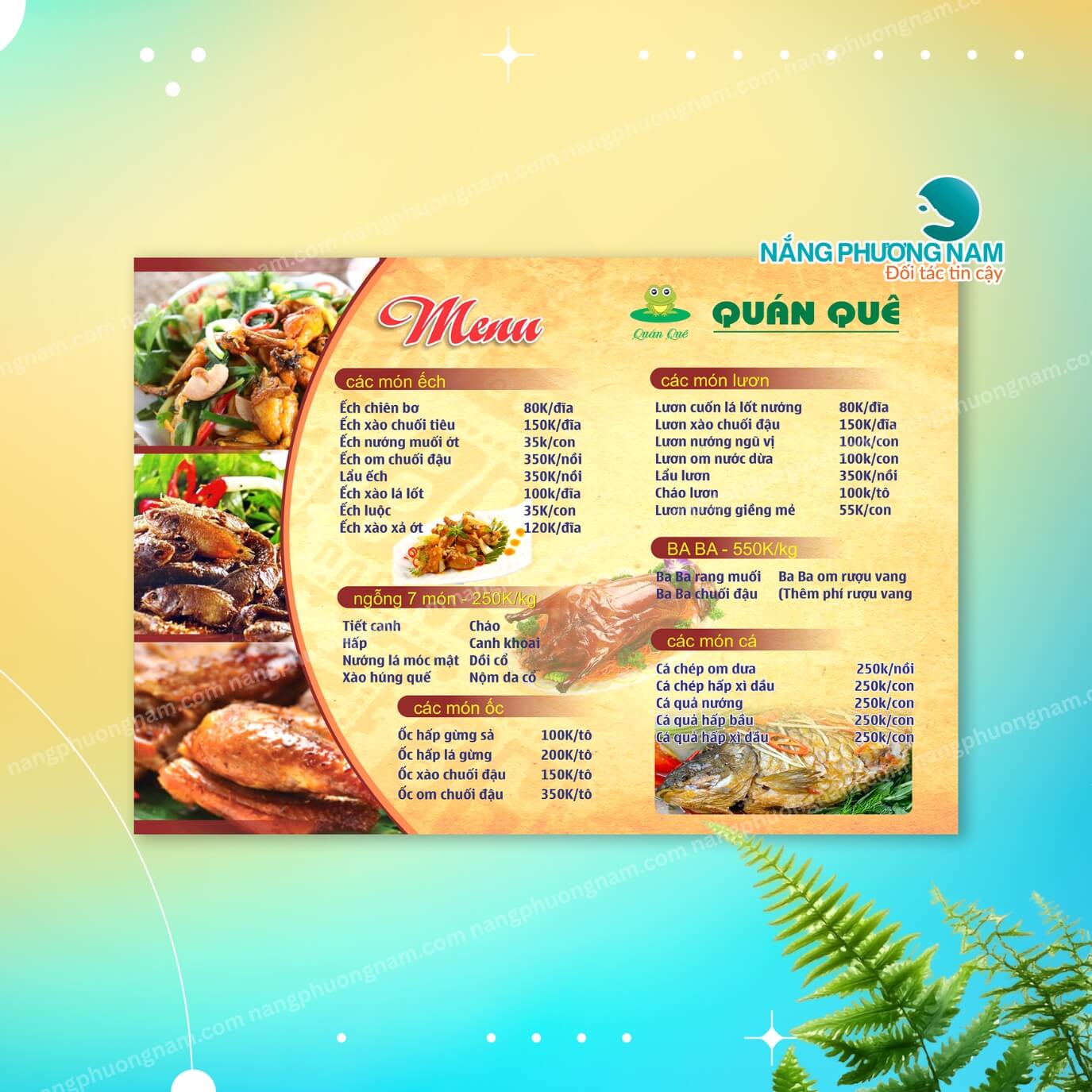 mau-menu-quan-nhau mẫu menu quán nhậu
