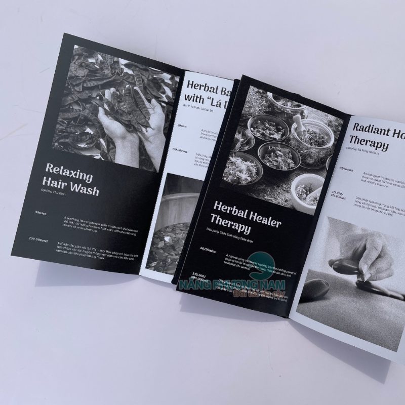 in menu spa in menu spa