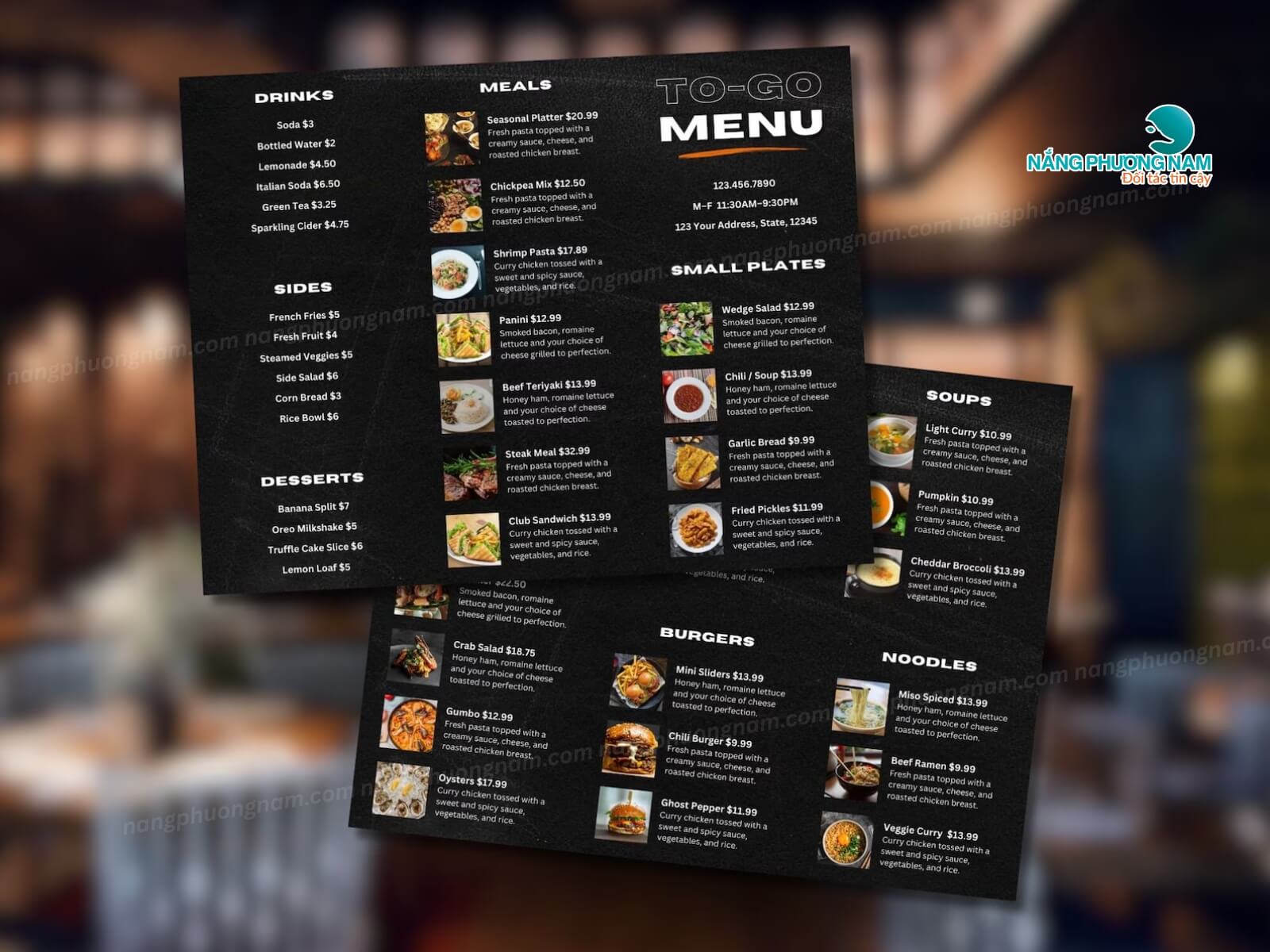mau-thiet-ke-menu-giay-nhua mẫu thiết kế menu giấy nhựa đẹp