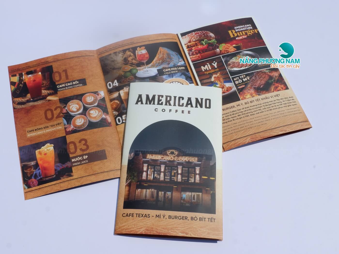menu-americano Menu gấp tiện lợi