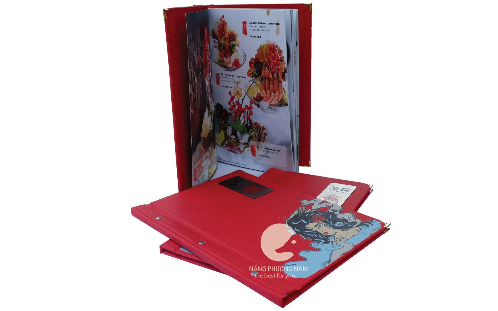 Mẫu in menu bìa da đẹp và ấn tượng cho nhà hàng Mẫu in menu bìa da đẹp và ấn tượng cho nhà hàng