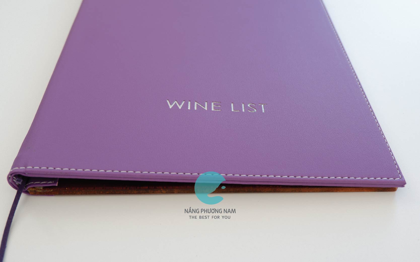 Menu bìa da kết hợp menu bìa gỗ NPN Menu bìa da kết hợp menu bìa gỗ NPN