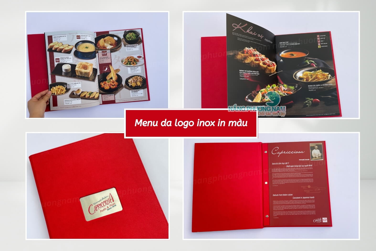 menu-bia-da-inox Menu nhà hàng Carricciosa