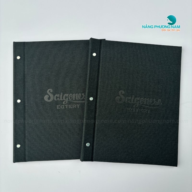 menu-bia-da-logo-dap-chim-an-tuong Quyển menu bìa da logo dập chìm