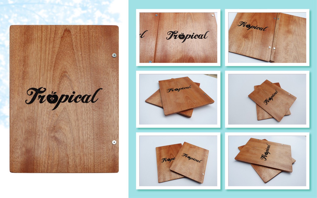 menu bìa gỗ thiên nhiên menu bìa gỗ thiên nhiên