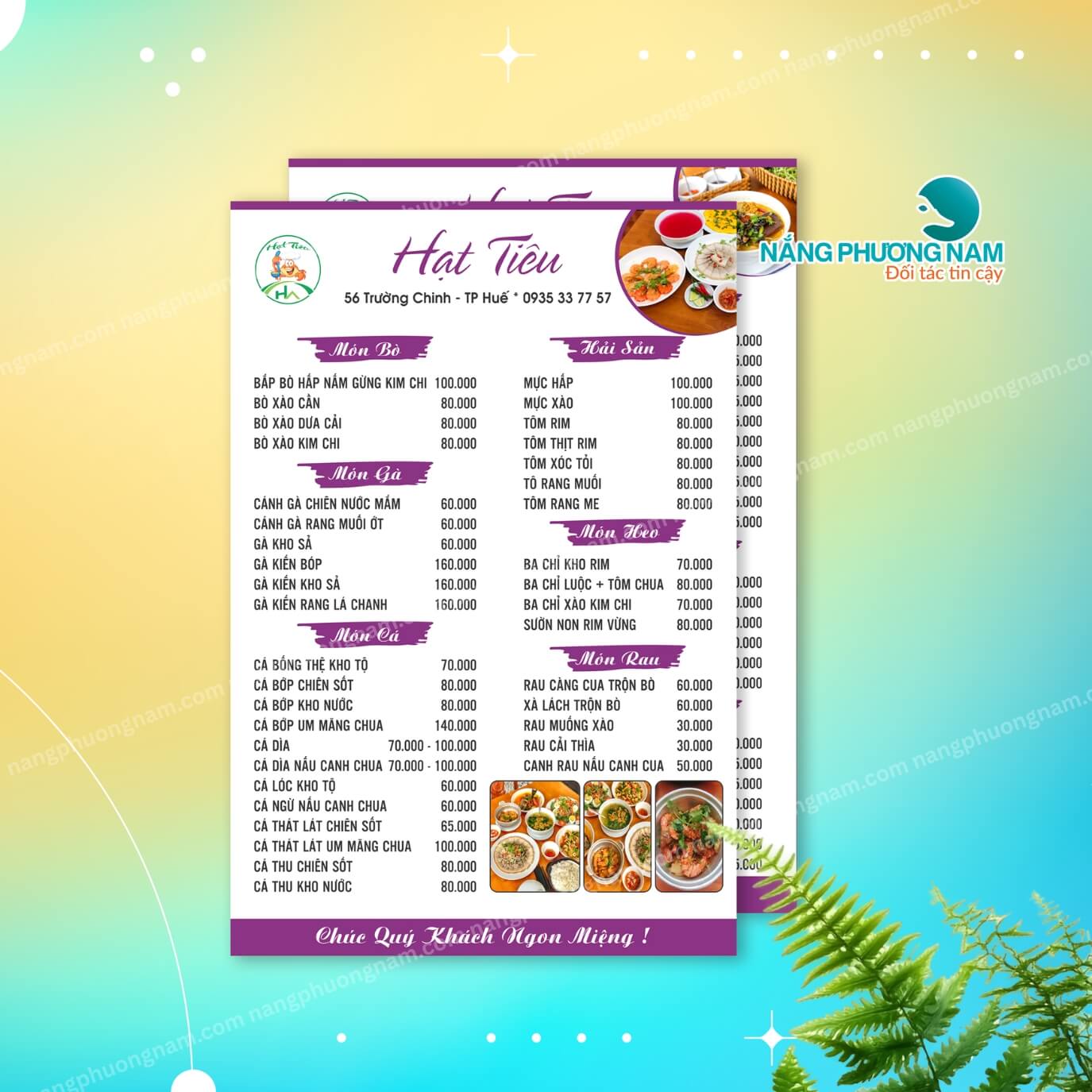 menu-cho-nha-hang-quan-nhau menu cho quán nhậu đẹp