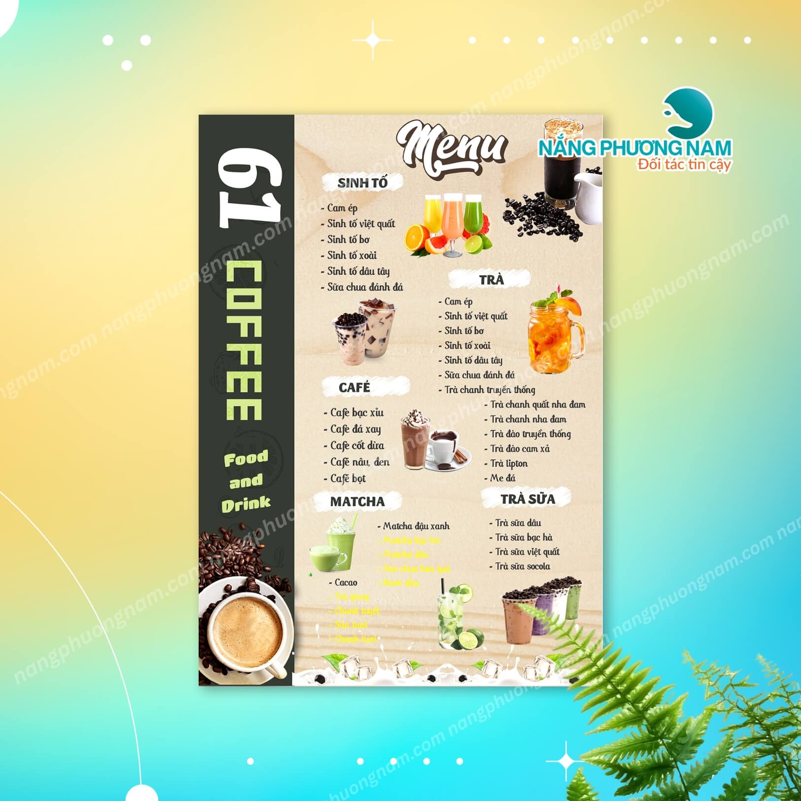 menu-cho-quan-nuoc menu cho quán nước, quán cafe đẹp