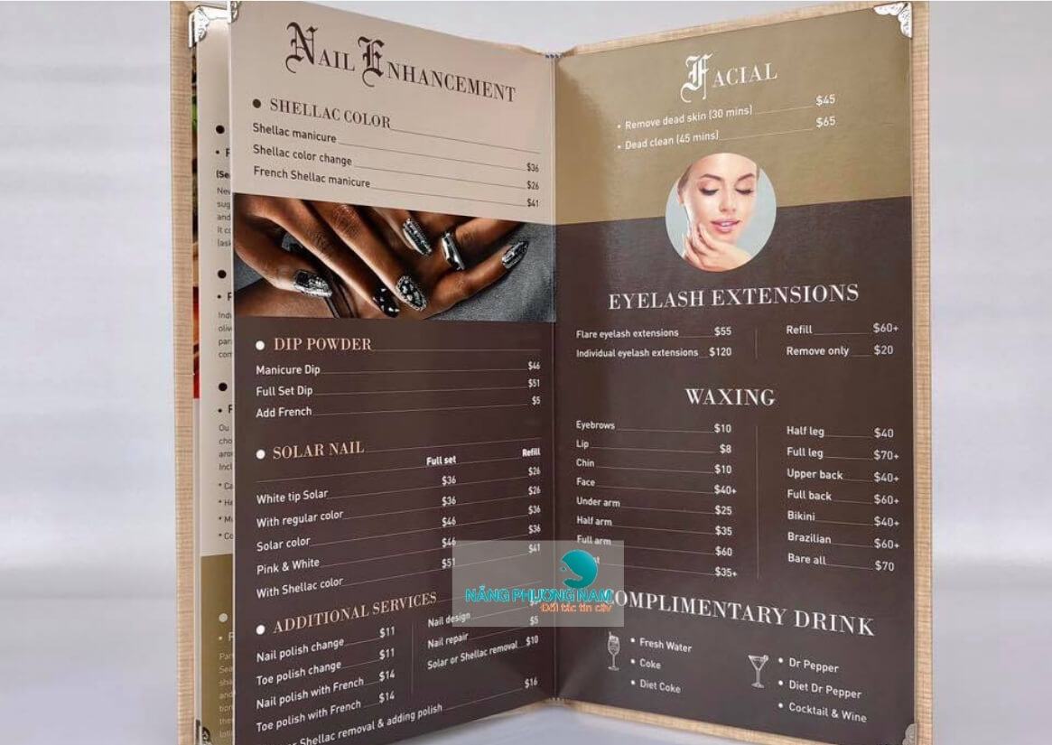 menu-gay-noi-chu-a Thiết kế menu nail ấn tượng