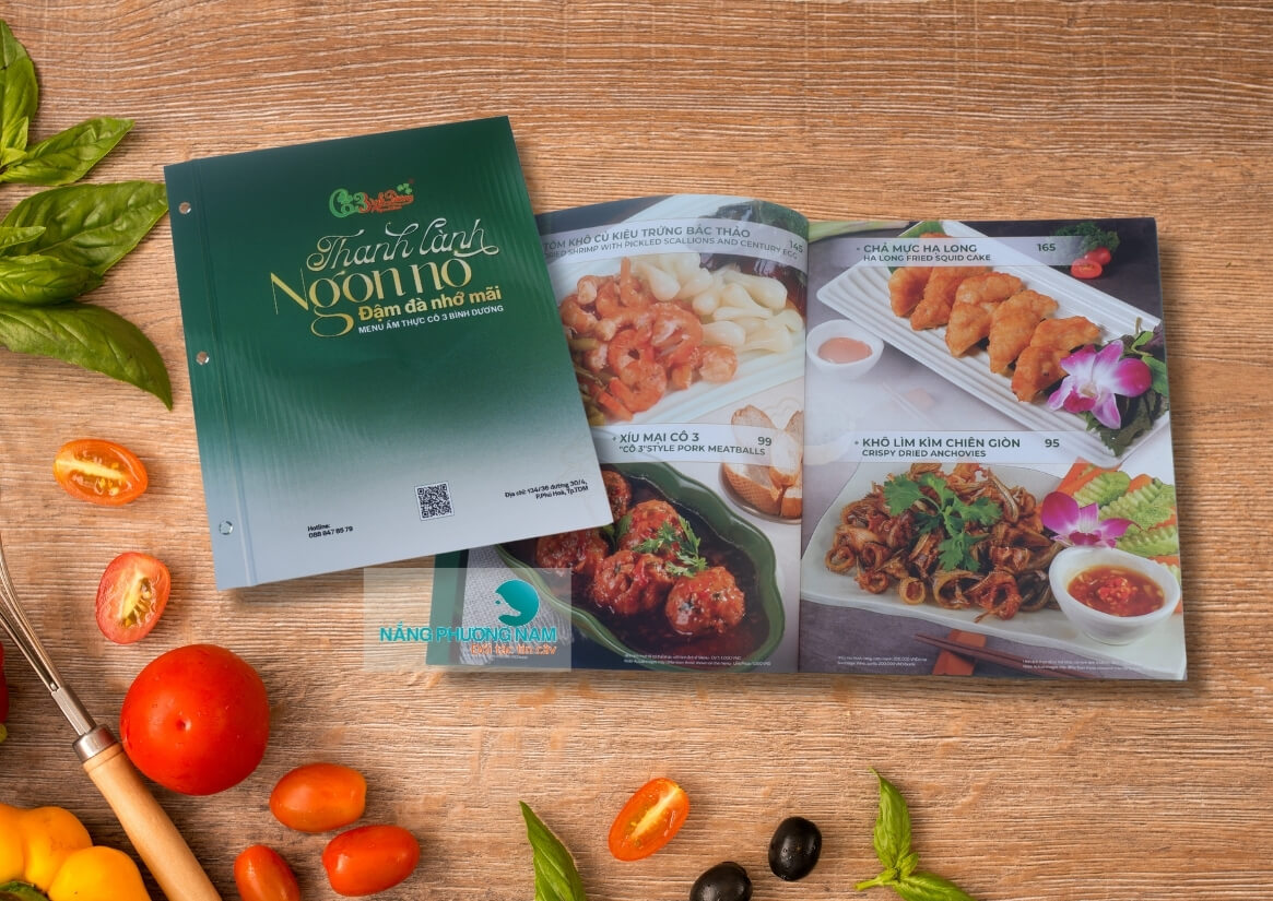 menu-nha-hang-co-ba-sai-gon Mẫu menu bìa cứng gáy ốc ngoài đẹp