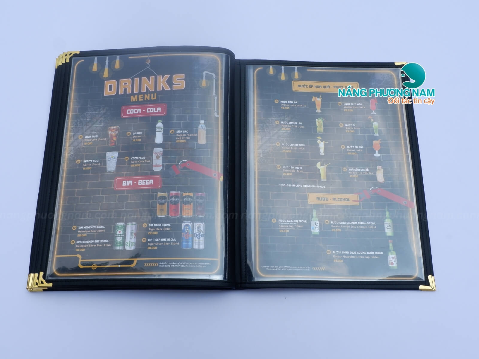 menu-nhua mẫu menu nhựa kiếng đẹp