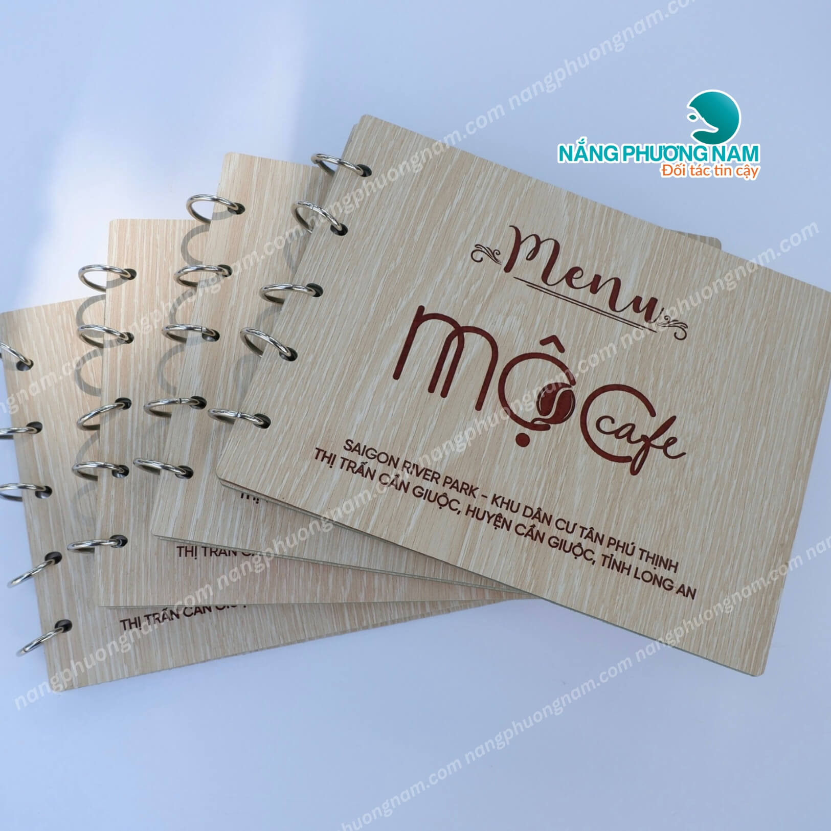 menu-quan-cafe-bang-bia-go menu quán cafe bằng bìa gỗ chắc chắn