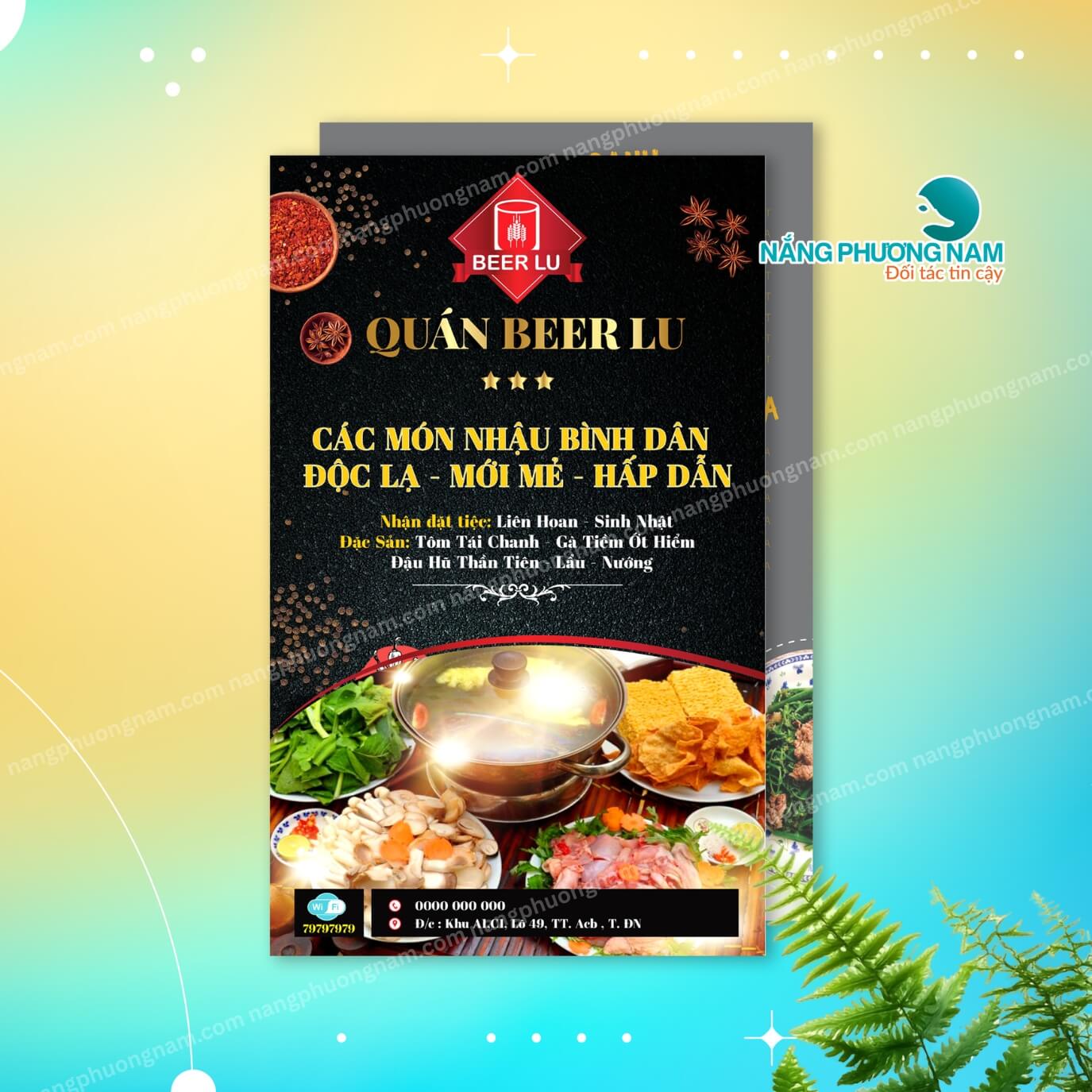 menu-quan-nhau-binh-dan menu quán nhậu bình dân