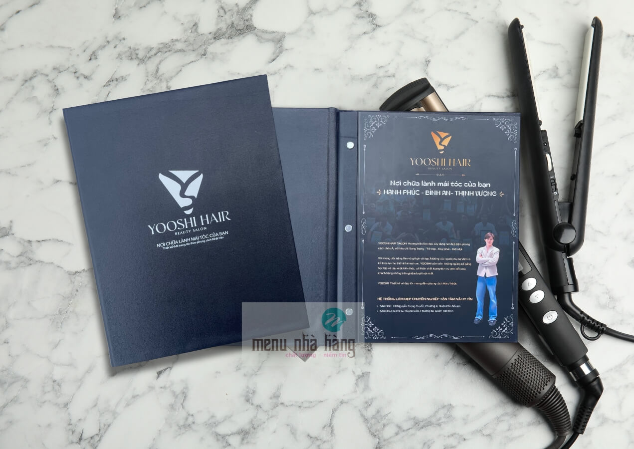 menu-salon Menu tiệm salon làm tóc