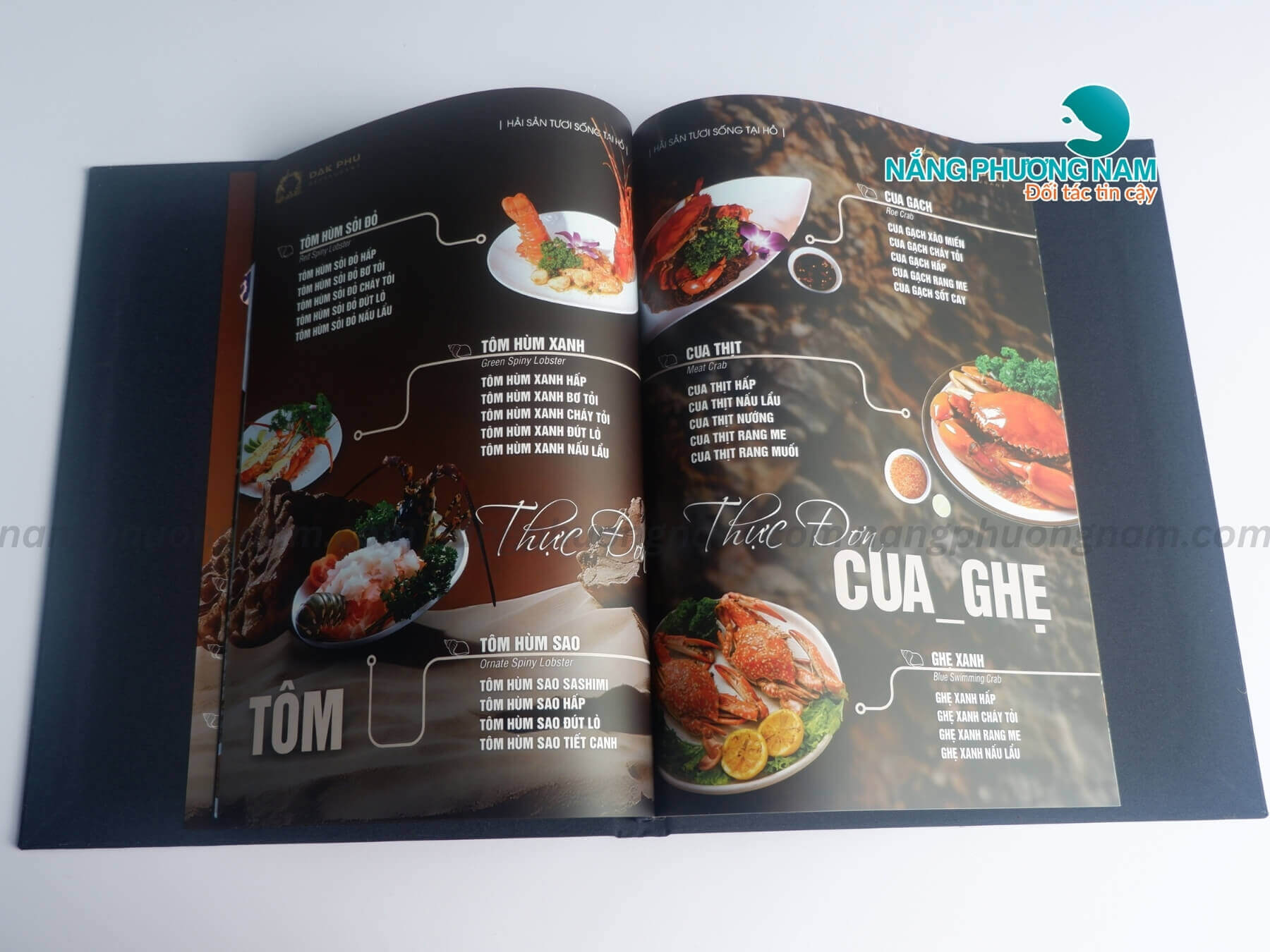 ruot-menu-bang-giay-nhua-chong-nuoc Thiết kế hình ảnh món ăn bắt mắt, thu hút khách hàng