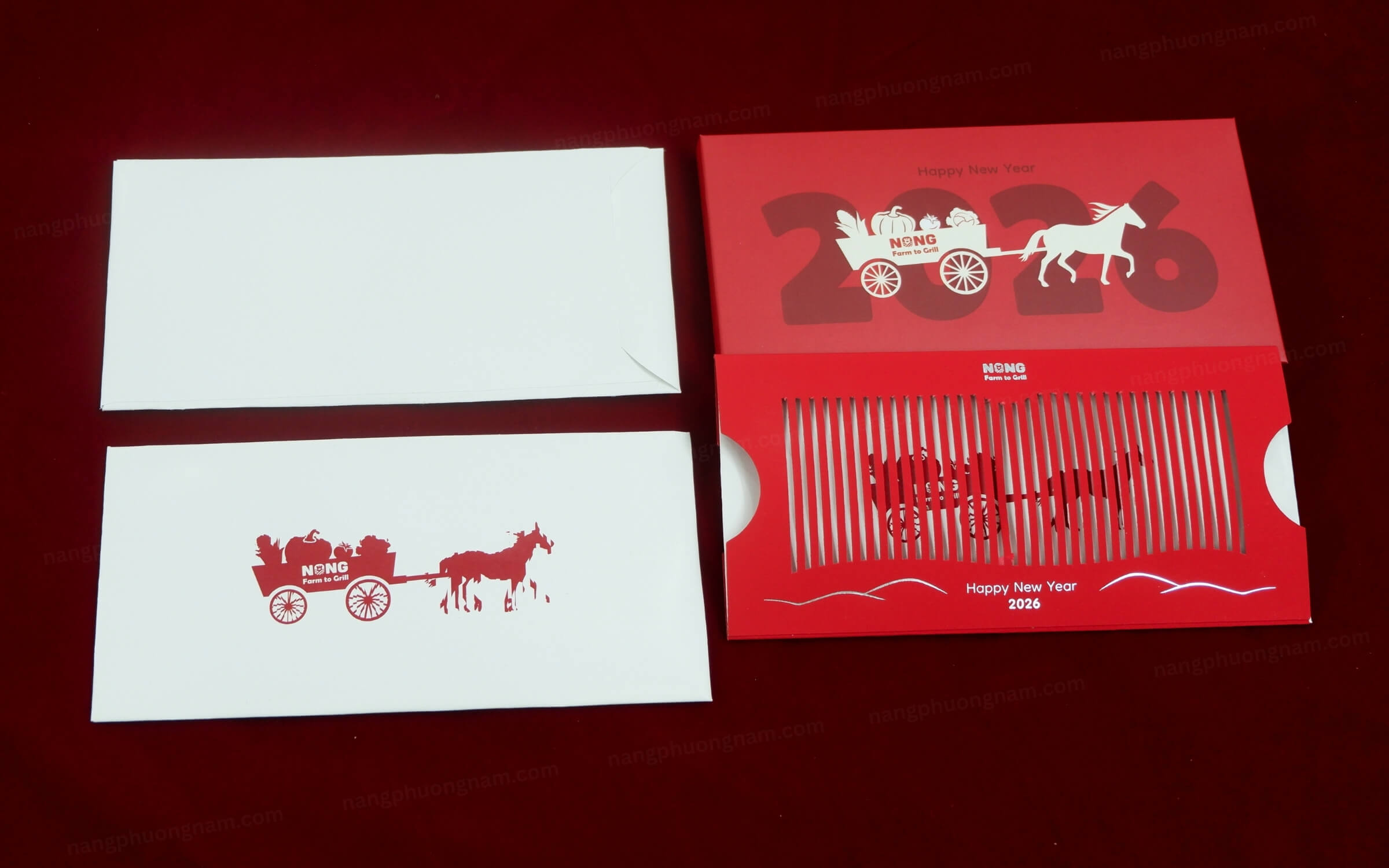 thiết kế bao lì xì ấn tượng