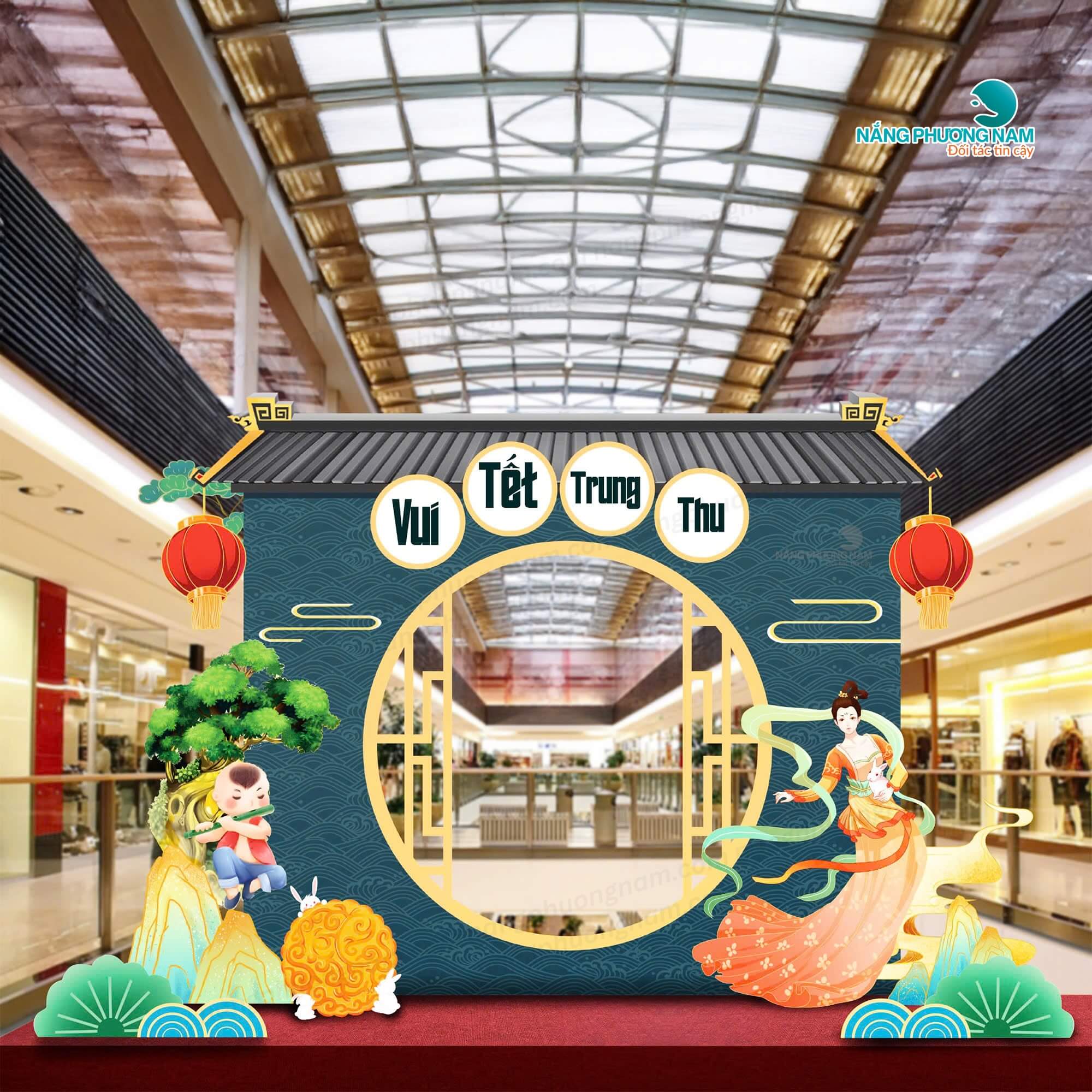 thiet-ke-booth-trung-thu Trang trí Booth Trung Thu đẹp