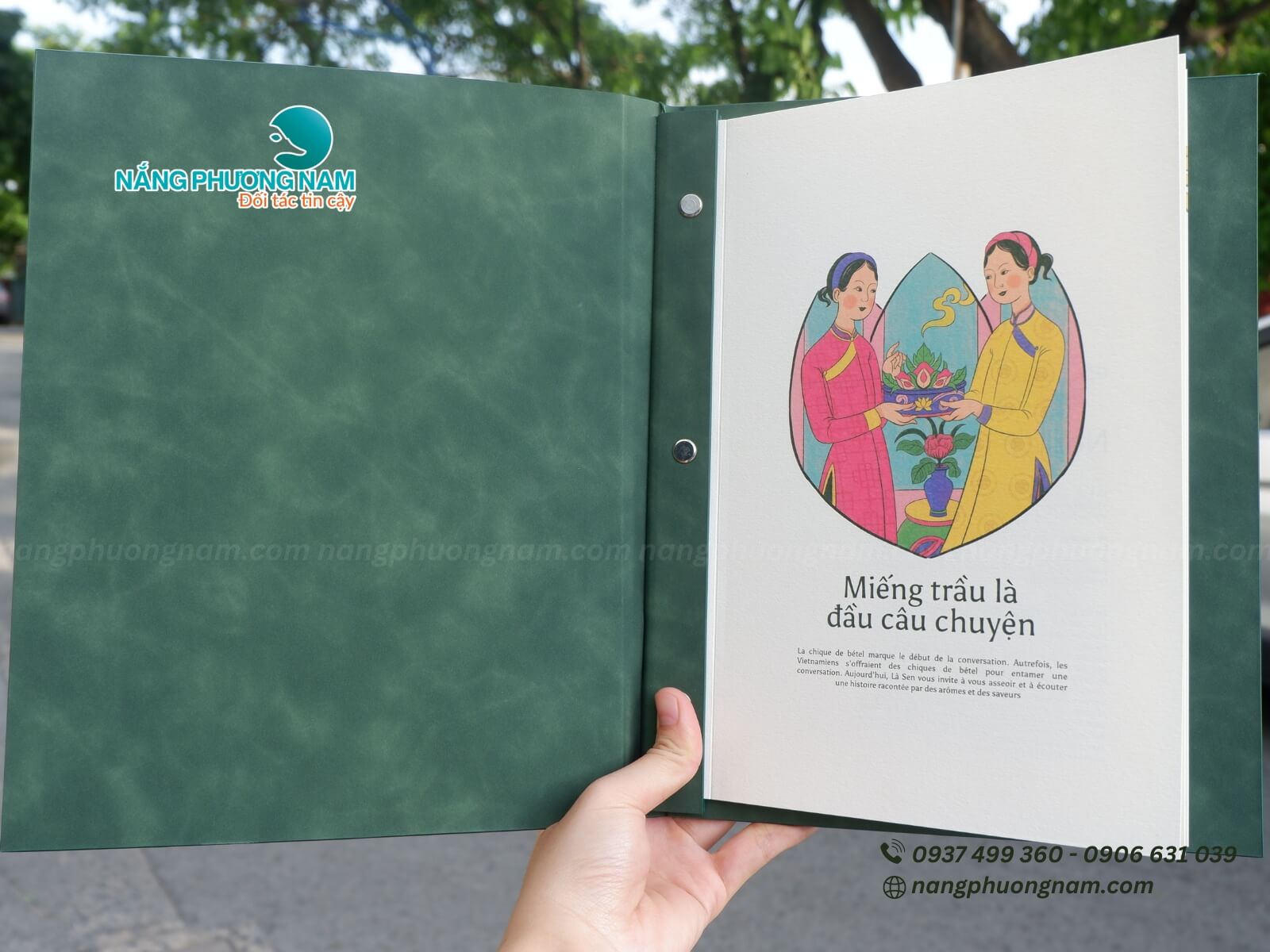 thiet-ke-cuon-menu Menu nhà hàng Lá Sen